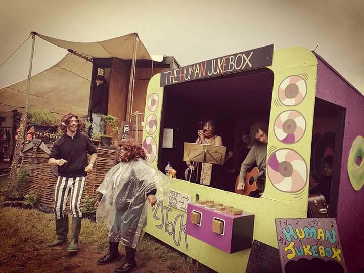 Human Jukebox Jamming Mini Stage for Nozstock Festival
