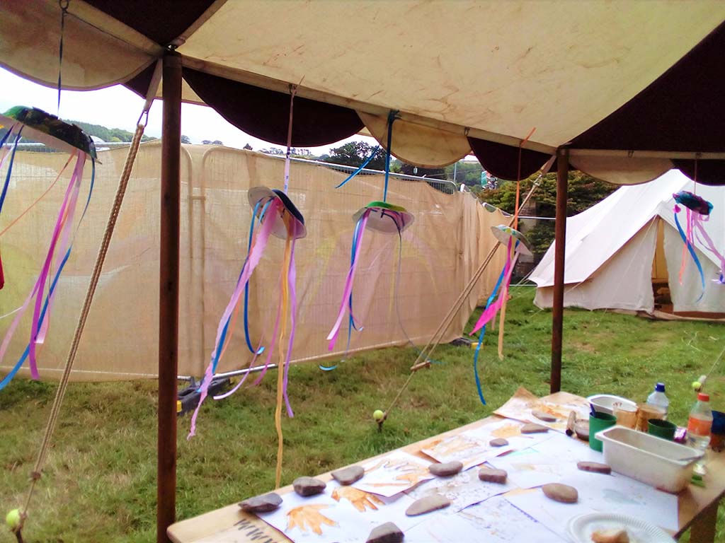 Crafted Jellyfish Greenman Festival Craft Field