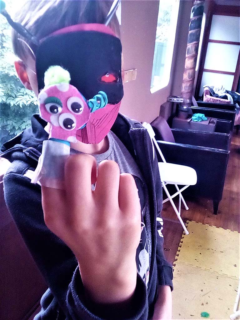 Finger puppet making
