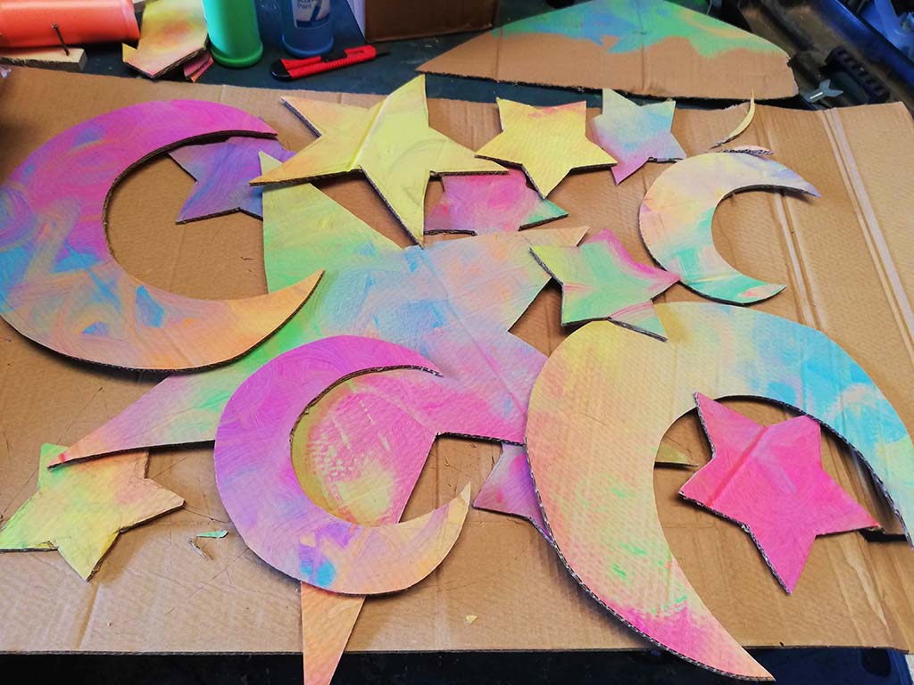 UV Moons and Stars for Painting workshop